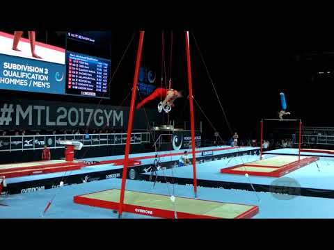 LIN Chaopan (CHN) - 2017 Artistic Worlds, Montréal (CAN) - Qualifications Rings