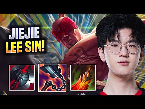JIEJIE IS SO CLEAN WITH LEE SIN! - EDG JieJie Plays Lee Sin Jungle vs Vi! | Season 2022