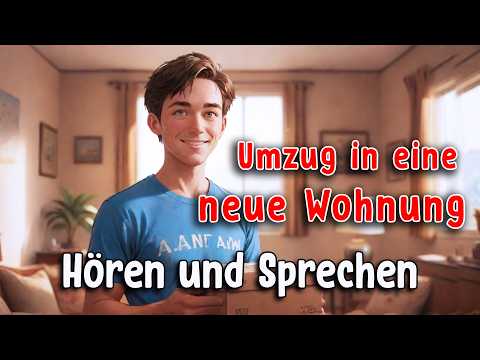 Slow german | Umzug in eine neue Wohnung | Deutsch lernen durch Hören | Hören und sprechen