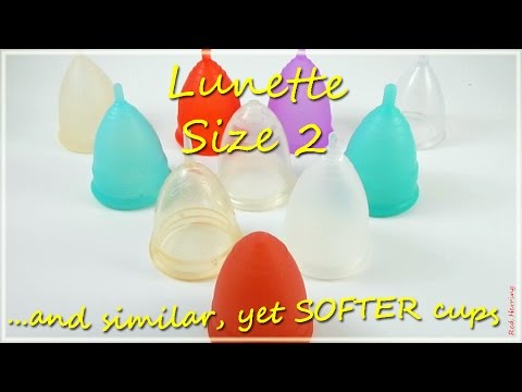 Lunette & Similar Cups that are Softer - Menstrual Cups (For Jenn)