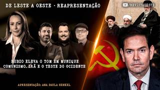 DE LESTE A OESTE, COM ANA PAULA HENKEL - 20/02 | RUBIO ELEVA O TOM EM MUNIQUE - REAPRESENTAÇÃO