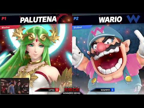 Newcastle Siege #53 - Winners Semis - Lyto (Palutena) vs WAMMY! (Wario)