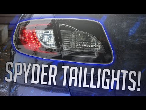 SPYDER LED TAIL LIGHTS! | Mazda Mods
