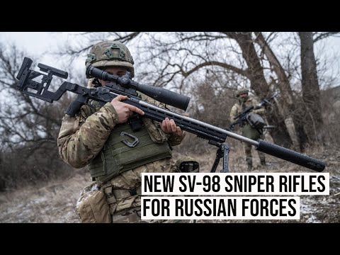 New Batch of SV-98 Sniper Rifles Delivered to the Russian Forces to Strengthen Operations in Ukraine