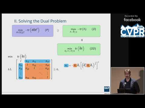 CVPR18: Session 1-1C:  3D Vision I