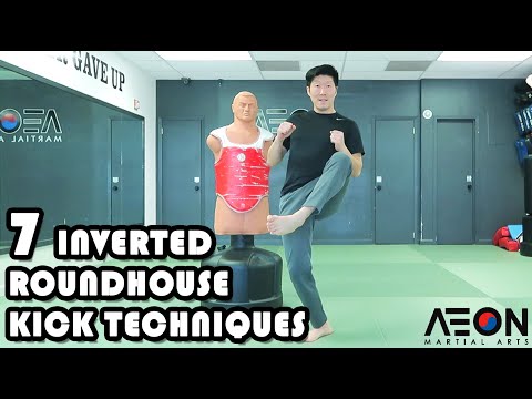 7 TKD INVERTED ROUNDHOUSE KICKS
