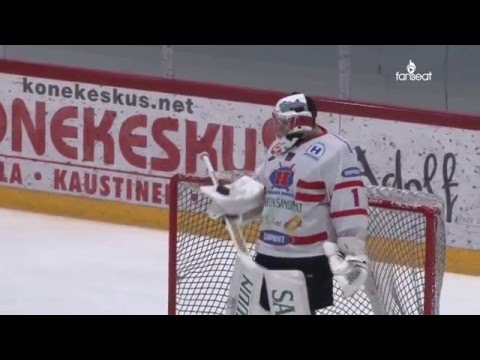 Karma iski Hokki-maalivahtia vasten kasvoja