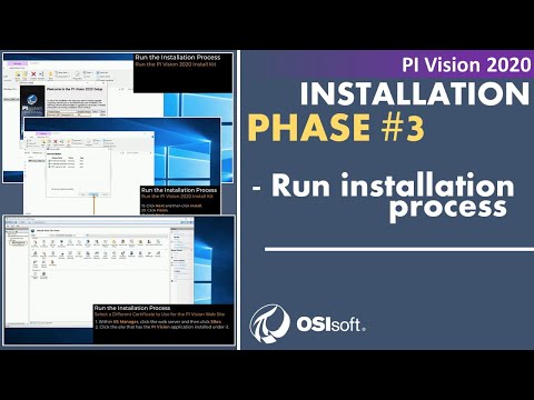 PI Vision 2020 Installation - Phase 3 - Run the Installation Process