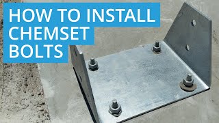 How to Install Chemset Bolts for Shed Footings (DIY)