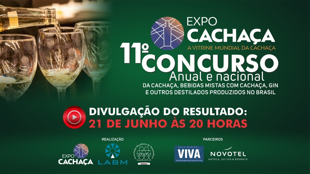 Expocachaça apresenta: 11º Concurso anual e nacional da Cachaça