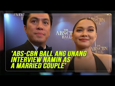 Maja Salvador, Rambo Nuñez's first interview as a married couple ABS-CBN News