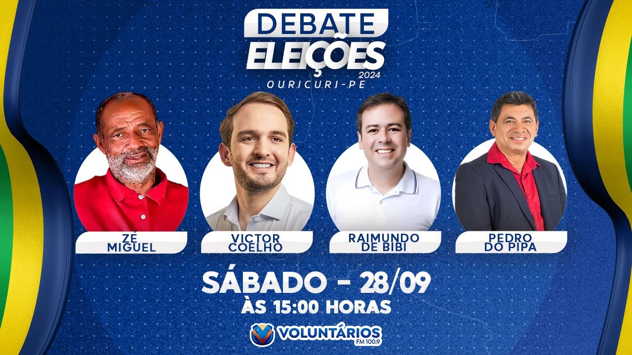 DEBATE ELEIÇÕES 2024 - OURICURI - PE