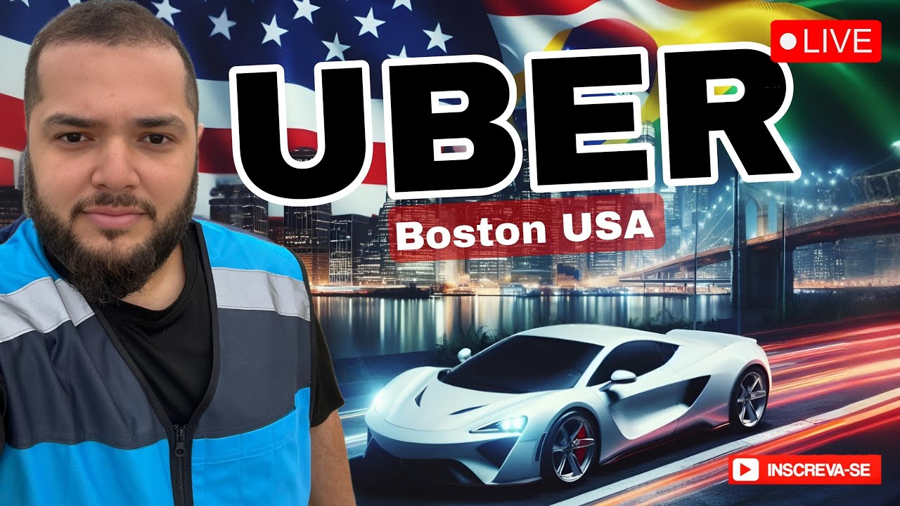 🚨UBER AO VIVO | DIRETO DE BOSTON - EUA🚨 #uber #live #estadosunidos