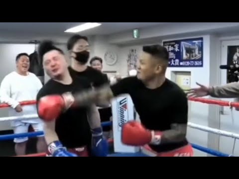 Boxing Street Fighter vs Yakuza gone wrong
