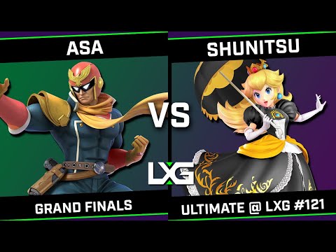 Smash Ultimate @ LXG 121 - GRAND FINALS - ASA (Captain Falcon) vs Shunitsu (Peach)