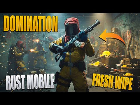 This is HOW we Win Fresh Wipe Rust Mobile (WE DOMINATED The Server)