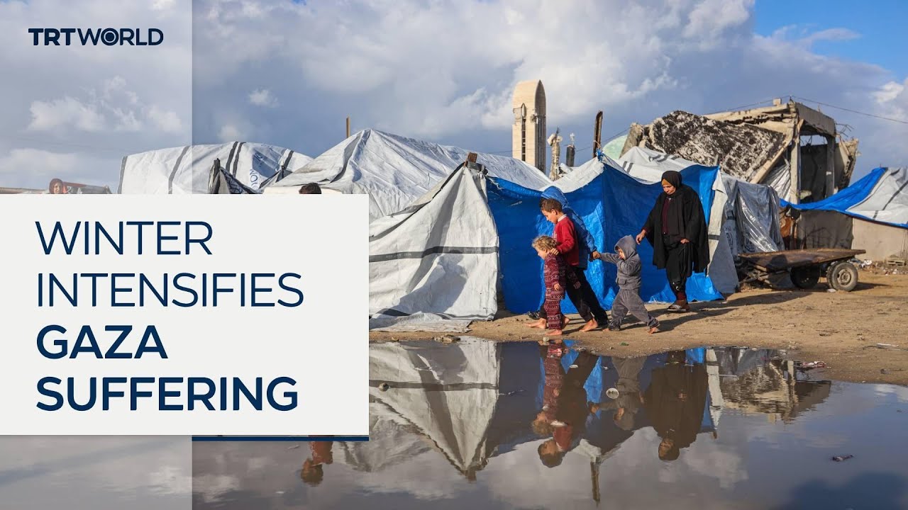 Flooding and disease risks rise as winter hits Gaza
