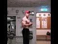 Flexing bodybuilder