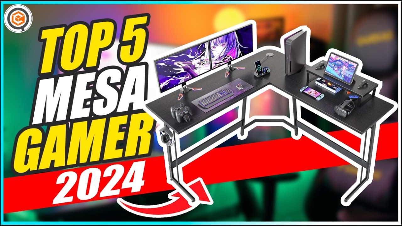 5 MELHORES MESAS BOAS E BARATAS para o seu SETUP GAMER em 2024 - IDEAIS para ESCRITÓRIO TAMBÉM!