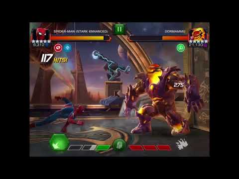 MCOC act 5.3 power reserve node, Enhanced Spidy vs Dormammu