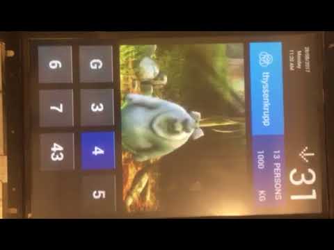 ThyssenKrupp Elevator Thailand COP touch and Multimedia