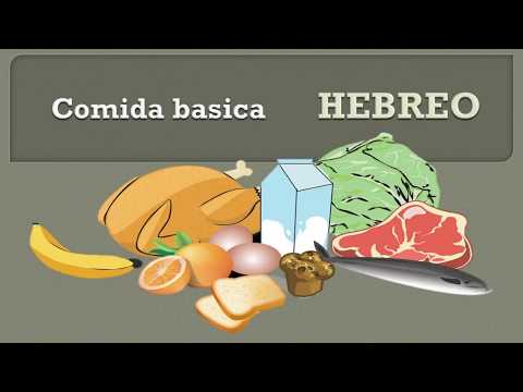 APRENDER HEBREO - rapido y facil cap. 6 COMIDA BASICA