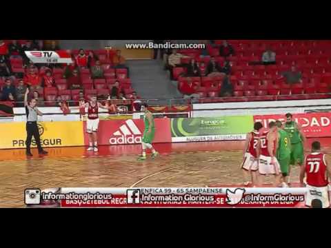 Basquetebol: SL Benfica 99-65 Sampaense Basket