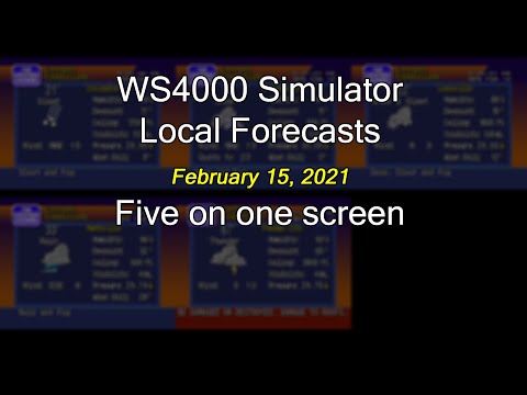 WS4000 Simulator - Five on One Screen - Feb 15 2021