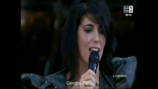 Giorgia "Come saprei"- Radio Italia il concerto 18 giugno 2017 - Con Luca e Paolo