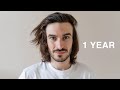 I Had 0 Haircuts For 1 Year Men S Hair Growth Journey
