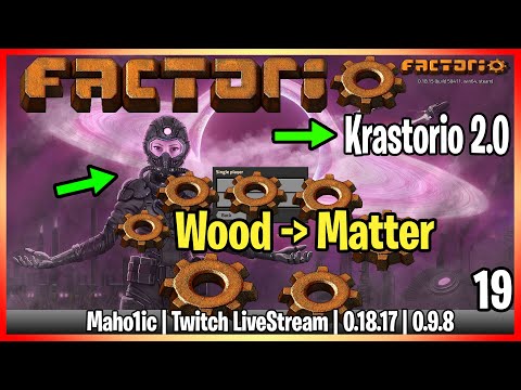 ⚙️Factorio Krastorio 2 Mod✅🏭➡️Testing Matter Conversion x19