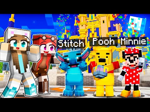 VADO A DISNEYLAND CON PHERE SU MINECRAFT!