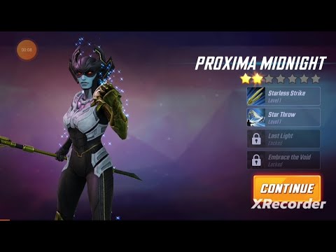 unlocking proxima midnight |Marvel strike force