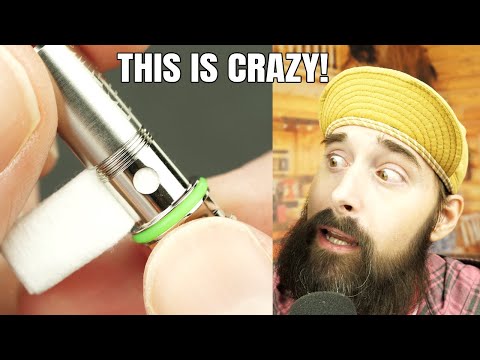 Part of a video titled The Ultimate Vape Hack!! ReBuild Your Coil Head In ONLY 1 Minute ...