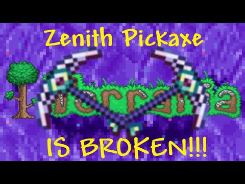 The Zenith Pickaxe is a Perfectly Balanced Terraria Mod with No Exploits