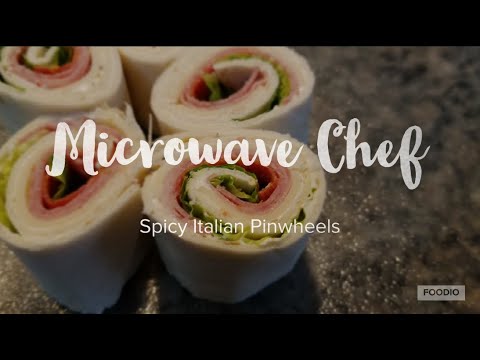 Microwave Chef© | Spicy Italian Pinwheels