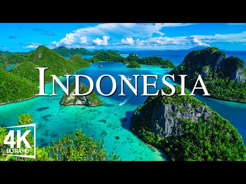 Indonesien 4K - entspannende Musik mit wunderschöner natürlicher Landschaft (Video 4K Ultra HD)