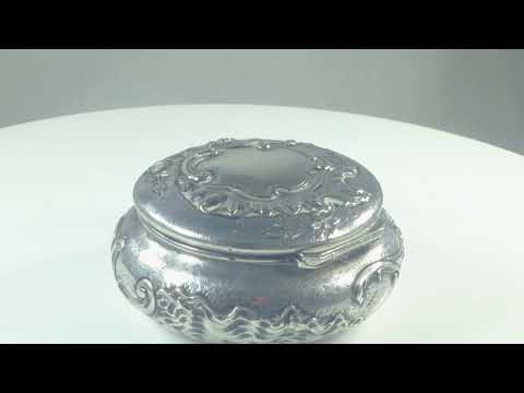 Stunning French Powder Bowl Art Nouveau 1900s