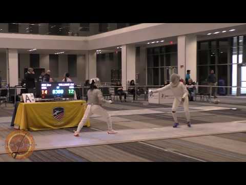 Junior Olympics CWS 2020 - L8 - Zoe Kim v Chloe Williams (Partial)