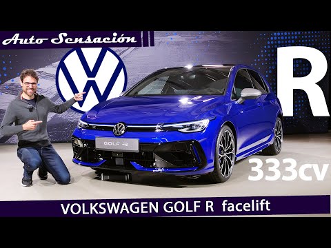 Presentación Vokswagen GOLF R facelift 2024 review . Más potencia y mejoras tecnicas.
