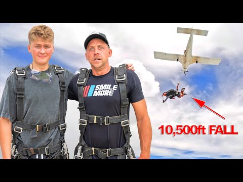 Taking My Son Noah Skydiving For The First Time!