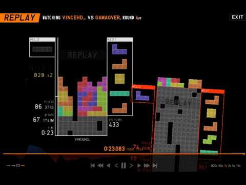 [TETR.IO] 197 APM Average vs. Kazu