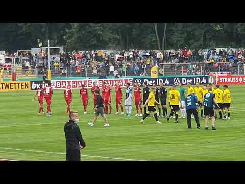 DFB Pokal 2021 SPVGG Bayreuth vs. DSC ARMINIA Bielefeld....