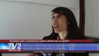 “ESTAMOS MUY CONTENTOS CON EL APOYO DE LA GENTE”