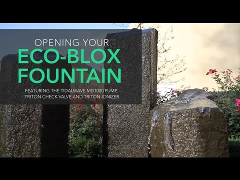 Opening Your Eco-Blox Fountain