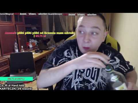 DanielMagical podpija wino guzikowi DYMY HERE