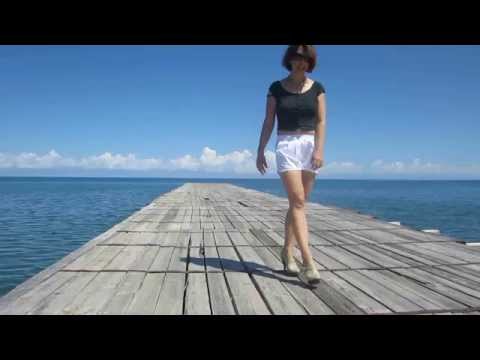Elena in Clogs at the sea (High-Heels) - #0074