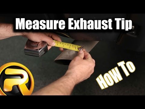 How to Measure Exhaust Tip