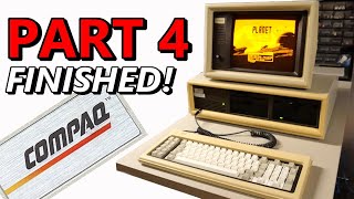 Compaq Deskpro Part 4: The home stretch! MFM hard drive, keyboard and monitor