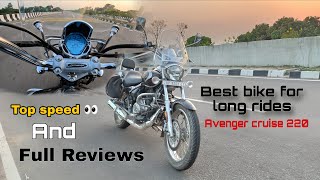 Avenger cruise 220 Top Speed and Full reviews || #avengers #bajaj #topspeed #reviews #bikers 